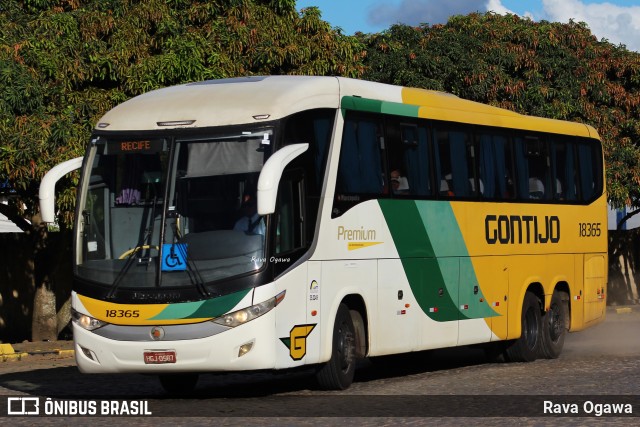 Empresa Gontijo de Transportes 18365 na cidade de Vitória da Conquista, Bahia, Brasil, por Rava Ogawa. Número da foto: #12590955.