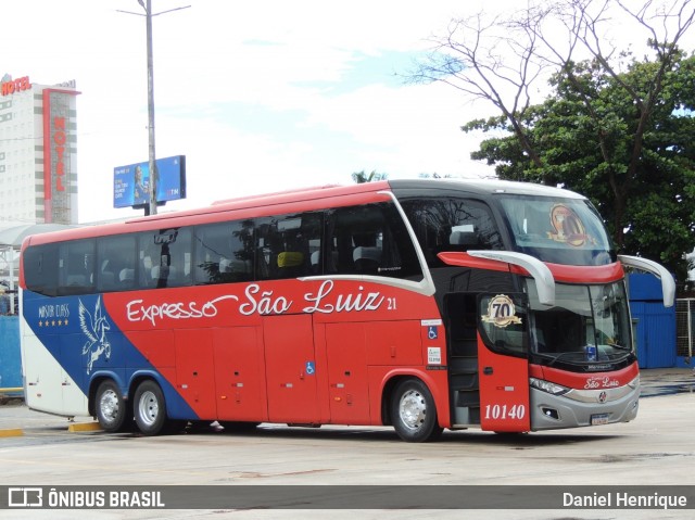 Expresso São Luiz 10140 na cidade de Goiânia, Goiás, Brasil, por Daniel Henrique. Número da foto: #12591011.