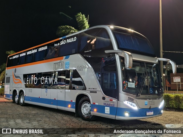 Expresso União 20081 na cidade de Uberlândia, Minas Gerais, Brasil, por Anderson Gonçalves da Fonseca. Número da foto: #12592879.