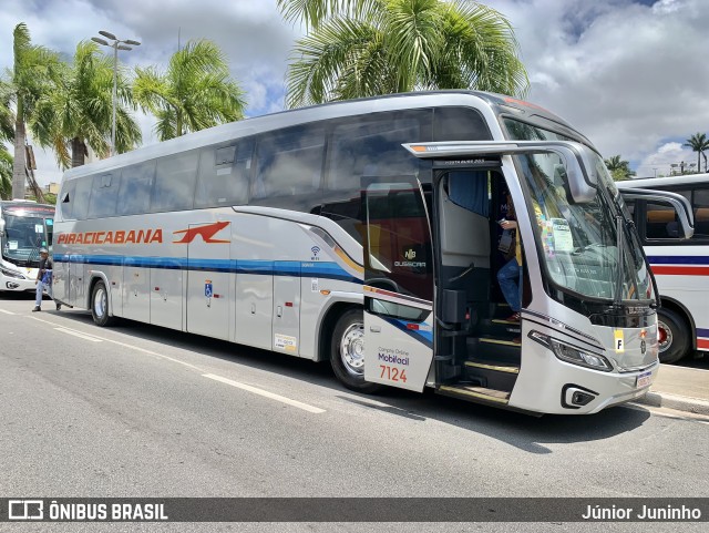 Viação Piracicabana 7124 na cidade de Barueri, São Paulo, Brasil, por Júnior Juninho. Número da foto: #12590679.
