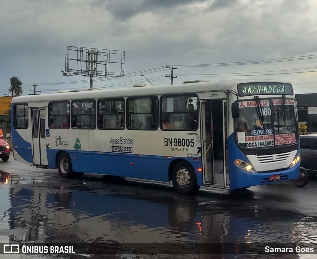 Transportes Barata BN-98005 na cidade de Belém, Pará, Brasil, por Samara Goes. Número da foto: #12592728.