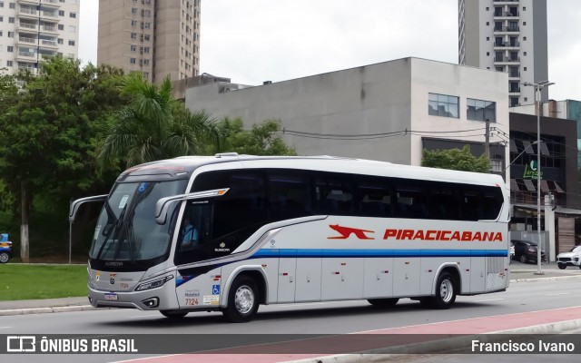 Viação Piracicabana 7124 na cidade de Barueri, São Paulo, Brasil, por Francisco Ivano. Número da foto: #12592684.