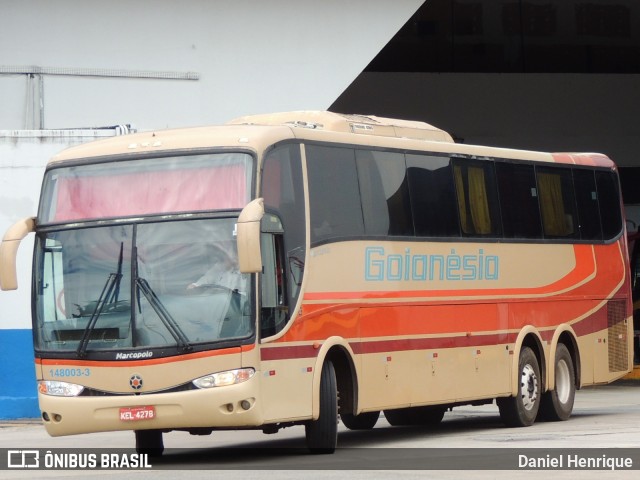 Auto Viação Goianésia 148003-3 na cidade de Goiânia, Goiás, Brasil, por Daniel Henrique. Número da foto: #12591239.
