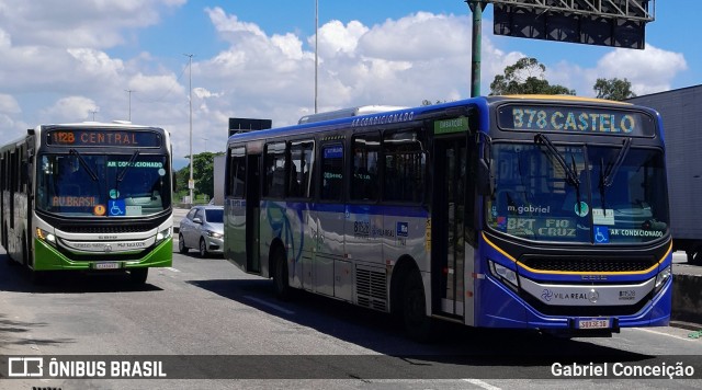 Viação Vila Real B11528 na cidade de Rio de Janeiro, Rio de Janeiro, Brasil, por Gabriel Conceição. Número da foto: #12591333.