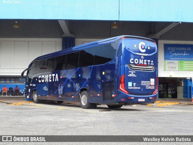 Viação Cometa 724535 na cidade de Sorocaba, São Paulo, Brasil, por Weslley Kelvin Batista. Número da foto: #12590704.