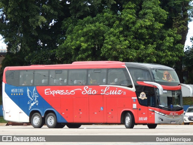 Expresso São Luiz 10140 na cidade de Goiânia, Goiás, Brasil, por Daniel Henrique. Número da foto: #12591544.