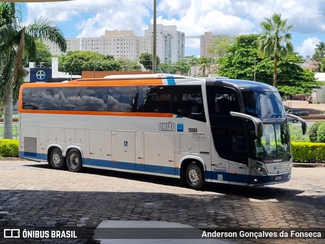 Expresso União 20085 na cidade de Uberlândia, Minas Gerais, Brasil, por Anderson Gonçalves da Fonseca. Número da foto: #12592940.