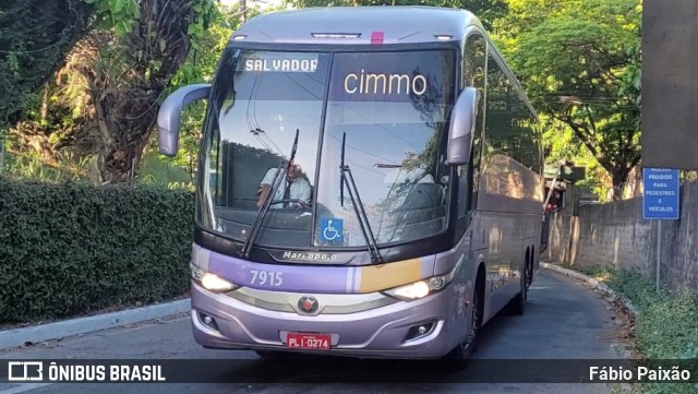 Rota Transportes Rodoviários 7915 na cidade de Salvador, Bahia, Brasil, por Fábio Paixão. Número da foto: #12591479.