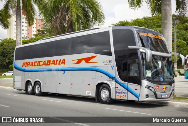 Viação Piracicabana 262403 na cidade de Barueri, São Paulo, Brasil, por Marcelo Guerra. Número da foto: #12591598.