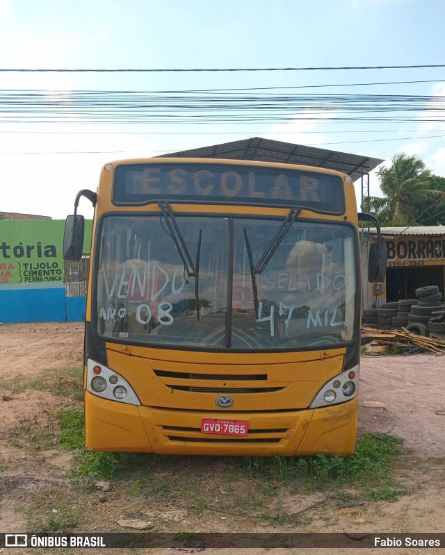 Ônibus Particulares GVQ7865 na cidade de Benevides, Pará, Brasil, por Fabio Soares. Número da foto: #12591282.