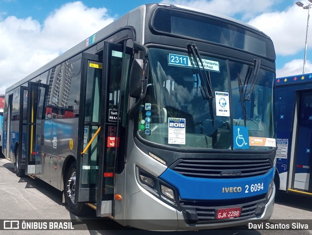 Transcooper > Norte Buss 2 6094 na cidade de Barueri, São Paulo, Brasil, por Davi Santos Silva. Número da foto: #12590981.
