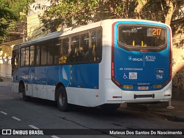 Viação Nossa Senhora das Graças A71556 na cidade de Rio de Janeiro, Rio de Janeiro, Brasil, por Mateus Dos Santos Do Nascimento. Número da foto: #12592891.