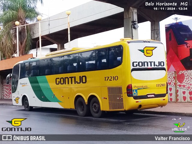 Empresa Gontijo de Transportes 17210 na cidade de Belo Horizonte, Minas Gerais, Brasil, por Valter Francisco. Número da foto: #12591247.