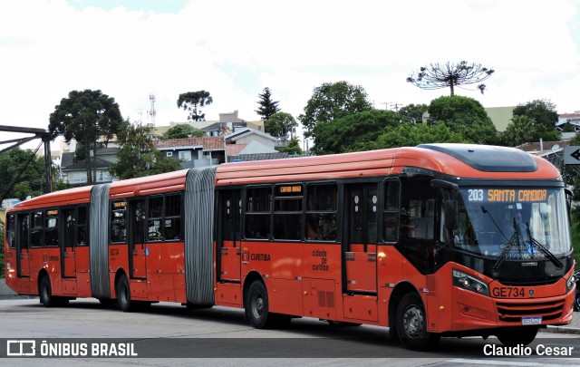 Viação Cidade Sorriso >> Viação Sorriso de Curitiba GE734 na cidade de Curitiba, Paraná, Brasil, por Claudio Cesar. Número da foto: #12593059.