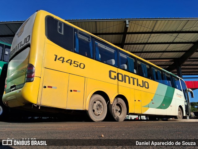 Empresa Gontijo de Transportes 14450 na cidade de Ribeirão Preto, São Paulo, Brasil, por Daniel Aparecido de Souza. Número da foto: #12592575.