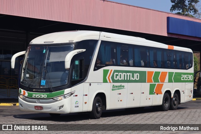 Empresa Gontijo de Transportes 21530 na cidade de João Monlevade, Minas Gerais, Brasil, por Rodrigo Matheus. Número da foto: #12591263.