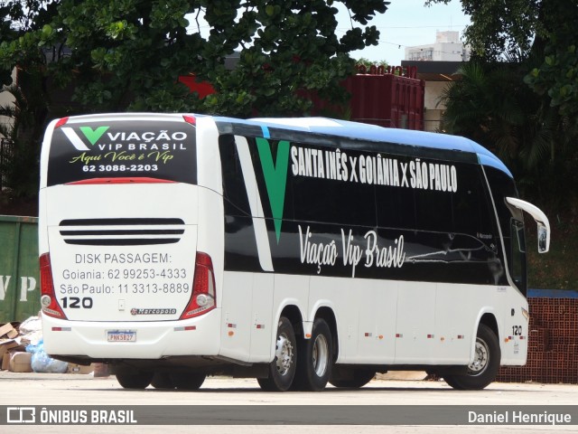 Vip Brasil Tur > Viação Vip Brasil 120 na cidade de Goiânia, Goiás, Brasil, por Daniel Henrique. Número da foto: #12591242.