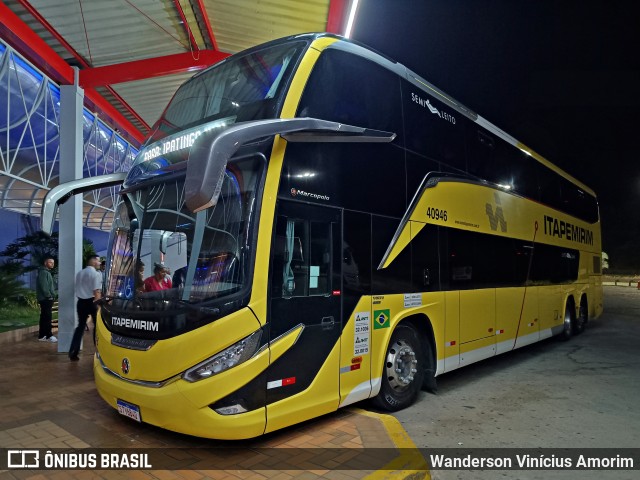 Viação Nova Itapemirim 40946 na cidade de Ribeirão Vermelho, Minas Gerais, Brasil, por Wanderson Vinícius Amorim. Número da foto: #12591362.