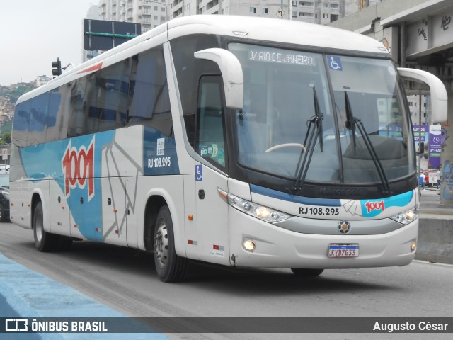 Auto Viação 1001 RJ 108.295 na cidade de Rio de Janeiro, Rio de Janeiro, Brasil, por Augusto César. Número da foto: #12591281.