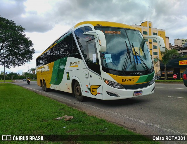 Empresa Gontijo de Transportes 19745 na cidade de Ipatinga, Minas Gerais, Brasil, por Celso ROTA381. Número da foto: #12590457.