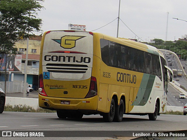Empresa Gontijo de Transportes 18335 na cidade de Caruaru, Pernambuco, Brasil, por Lenilson da Silva Pessoa. Número da foto: #12592317.