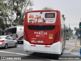 STU Santiago Transporte Urbano PGBZ18 na cidade de Santiago, Santiago, Metropolitana de Santiago, Chile, por Savio Luiz Neves Lisboa. Número da foto: #12592437.
