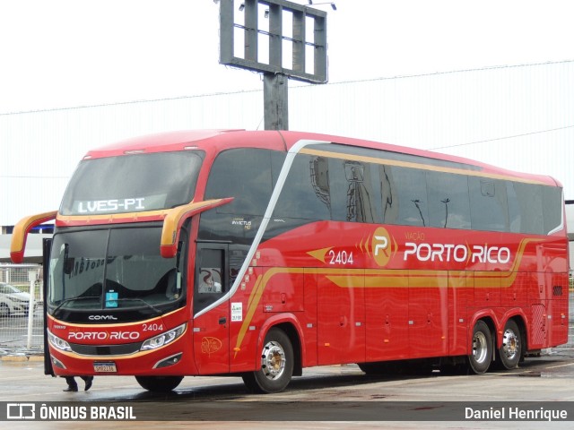 Auto Viação Porto Rico 2404 na cidade de Goiânia, Goiás, Brasil, por Daniel Henrique. Número da foto: #12594965.