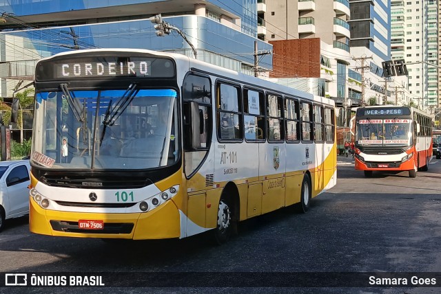 Empresa de Transportes Nova Marambaia AT-101 na cidade de Belém, Pará, Brasil, por Samara Goes. Número da foto: #12594145.
