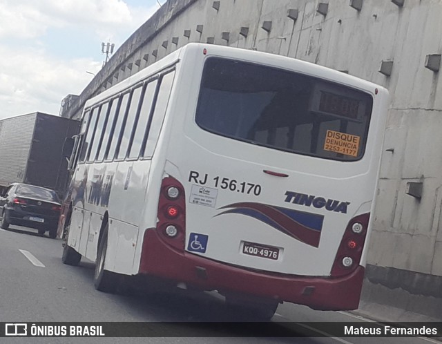 Transportadora Tinguá RJ 156.170 na cidade de Nova Iguaçu, Rio de Janeiro, Brasil, por Mateus Fernandes. Número da foto: #12593545.