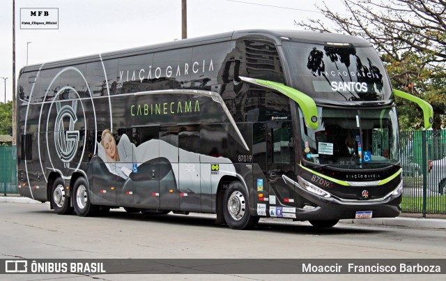 Viação Garcia 87019 na cidade de São Paulo, São Paulo, Brasil, por Moaccir  Francisco Barboza. Número da foto: #12593104.