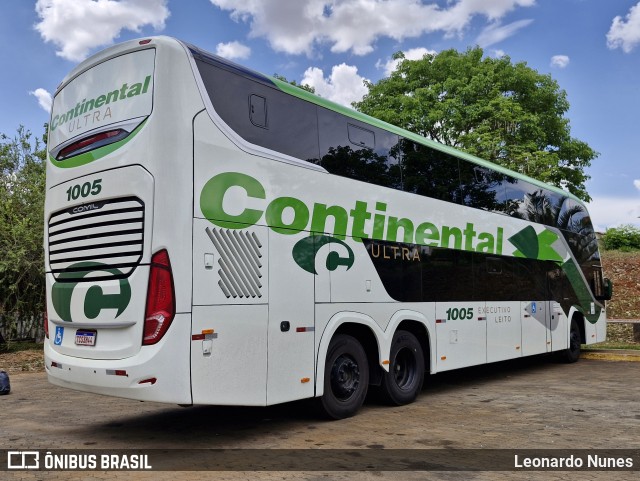 Viação Continental de Transportes 1005 na cidade de Patos de Minas, Minas Gerais, Brasil, por Leonardo Nunes. Número da foto: #12594280.