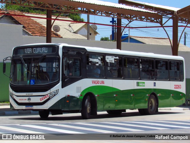 Viação Lira 22263 na cidade de Cabreúva, São Paulo, Brasil, por Rafael Campos. Número da foto: #12593930.