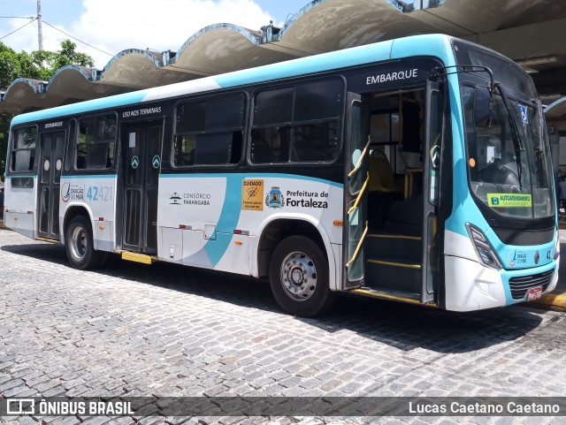 Auto Viação Dragão do Mar 42421 na cidade de Fortaleza, Ceará, Brasil, por Lucas Caetano. Número da foto: #12593471.