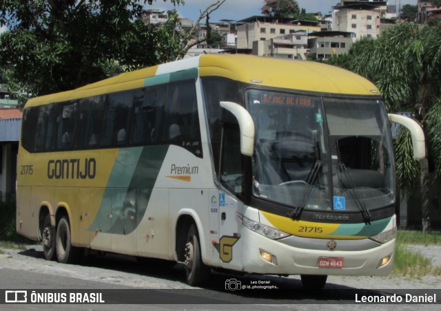 Empresa Gontijo de Transportes 21715 na cidade de Juiz de Fora, Minas Gerais, Brasil, por Leonardo Daniel. Número da foto: #12594591.