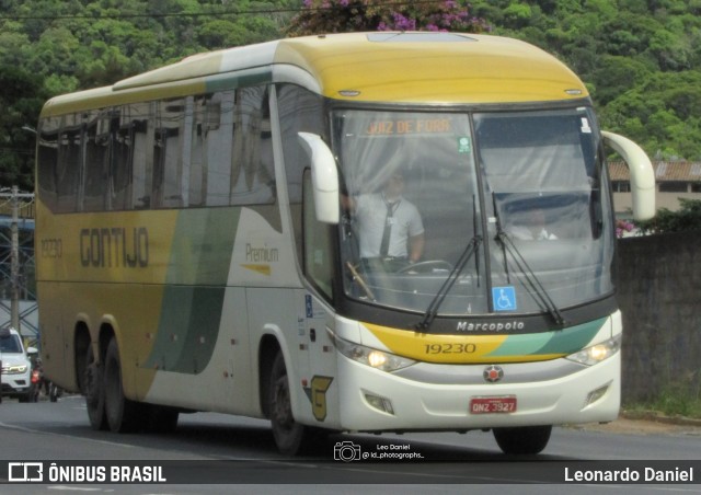 Empresa Gontijo de Transportes 19230 na cidade de Juiz de Fora, Minas Gerais, Brasil, por Leonardo Daniel. Número da foto: #12594119.