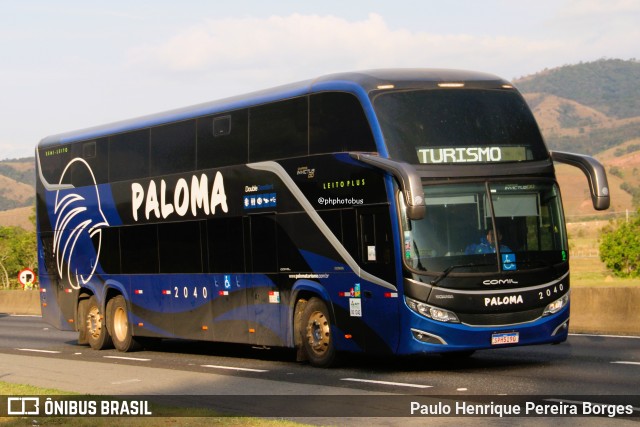 Paloma Turismo 2040 na cidade de Roseira, São Paulo, Brasil, por Paulo Henrique Pereira Borges. Número da foto: #12595467.
