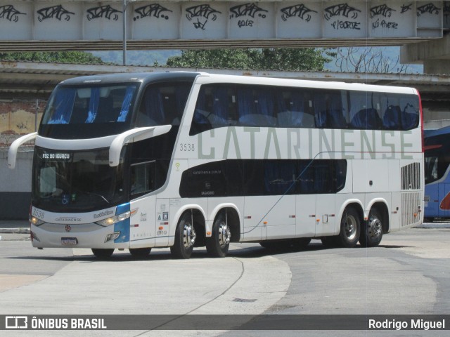 Auto Viação Catarinense 3538 na cidade de Rio de Janeiro, Rio de Janeiro, Brasil, por Rodrigo Miguel. Número da foto: #12594994.