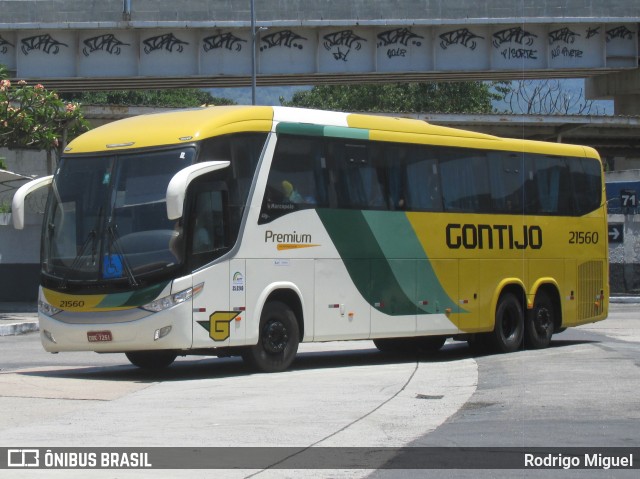 Empresa Gontijo de Transportes 21560 na cidade de Rio de Janeiro, Rio de Janeiro, Brasil, por Rodrigo Miguel. Número da foto: #12594871.