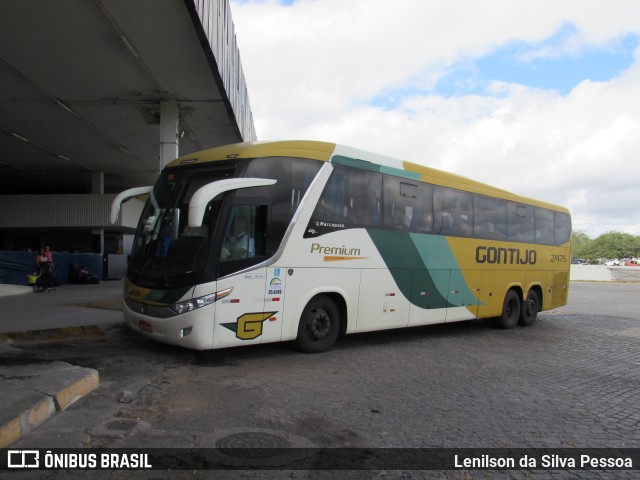 Empresa Gontijo de Transportes 21475 na cidade de Caruaru, Pernambuco, Brasil, por Lenilson da Silva Pessoa. Número da foto: #12595144.