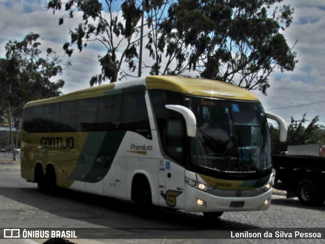Empresa Gontijo de Transportes 21495 na cidade de Caruaru, Pernambuco, Brasil, por Lenilson da Silva Pessoa. Número da foto: #12595154.