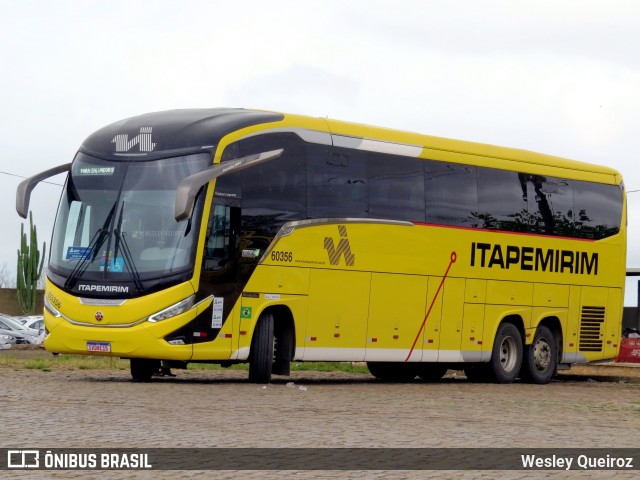 Viação Nova Itapemirim 60356 na cidade de Vitória da Conquista, Bahia, Brasil, por Wesley Queiroz. Número da foto: #12595556.