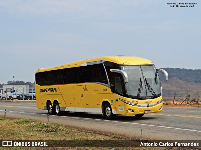 Viação Nova Itapemirim 20506 na cidade de João Monlevade, Minas Gerais, Brasil, por Antonio Carlos Fernandes. Número da foto: #12594067.