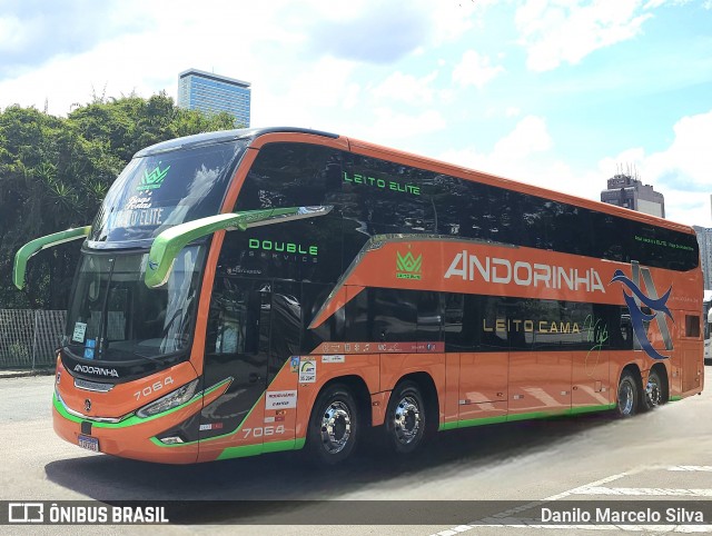 Empresa de Transportes Andorinha 7064 na cidade de Curitiba, Paraná, Brasil, por Danilo Marcelo Silva. Número da foto: #12594658.