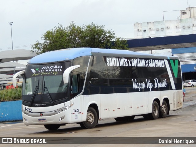 Vip Brasil Tur > Viação Vip Brasil 140 na cidade de Goiânia, Goiás, Brasil, por Daniel Henrique. Número da foto: #12594805.