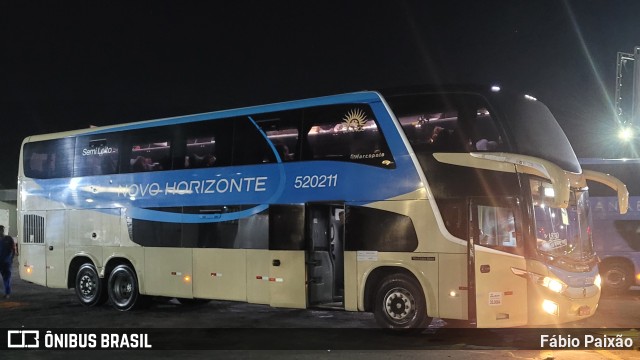 Viação Novo Horizonte 520211 na cidade de Feira de Santana, Bahia, Brasil, por Fábio Paixão. Número da foto: #12594791.