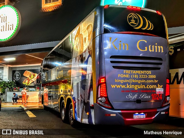 Kin-Guin Turismo e Transporte 1024 na cidade de Pardinho, São Paulo, Brasil, por Matheus Henrique. Número da foto: #12595385.