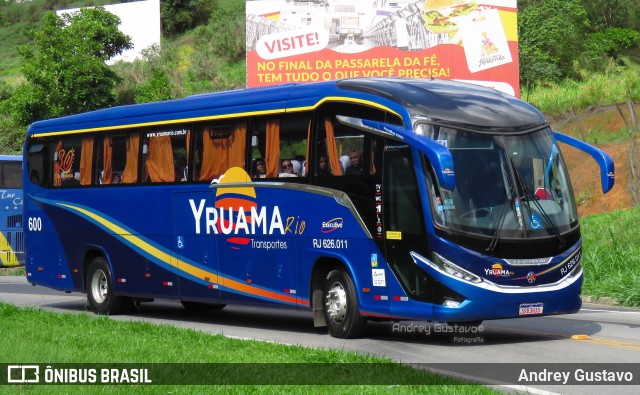 Yruama Rio Transportes Fretamento e Turismo RJ 626.011 na cidade de Aparecida, São Paulo, Brasil, por Andrey Gustavo. Número da foto: #12595605.