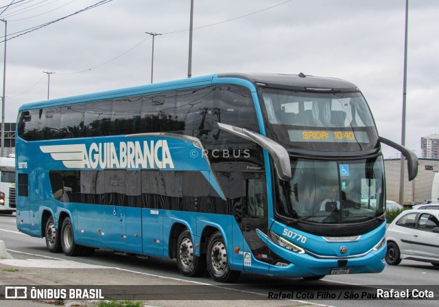 Viação Águia Branca 50770 na cidade de São Paulo, São Paulo, Brasil, por Rafael Cota. Número da foto: #12595307.