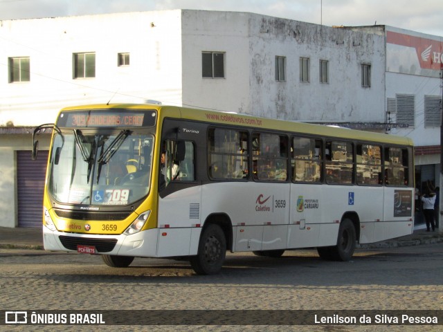 Coletivo Transportes 3659 na cidade de Caruaru, Pernambuco, Brasil, por Lenilson da Silva Pessoa. Número da foto: #12595832.