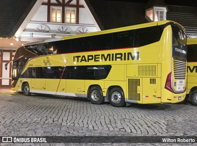 Viação Nova Itapemirim 40906 na cidade de Queluz, São Paulo, Brasil, por Wilton Roberto. Número da foto: #12594959.